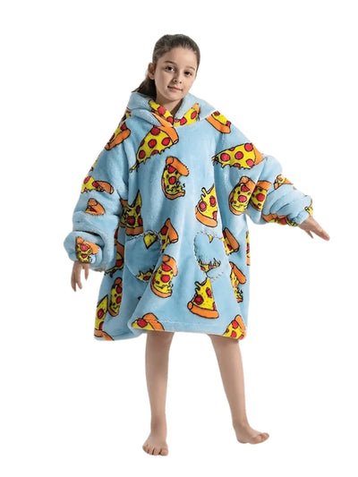 sweatplaids Pull Plaid Enfant Pizza